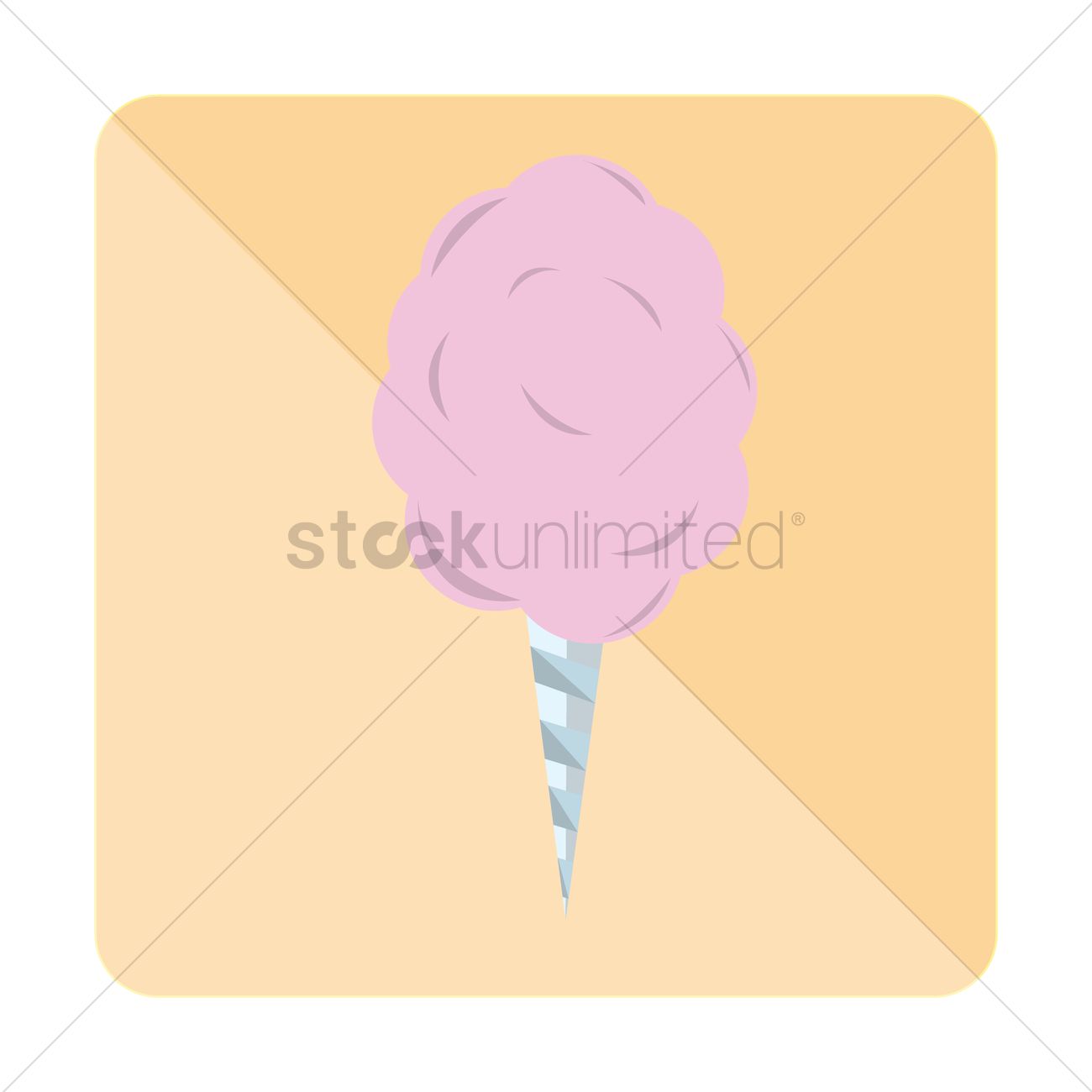 1300x1300 Candy Floss Vector Image