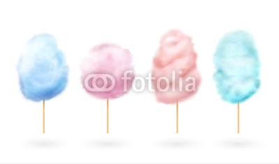 400x235 Cotton Candy Candyfloss, Kids Sugar Yummy Snack Confectionery