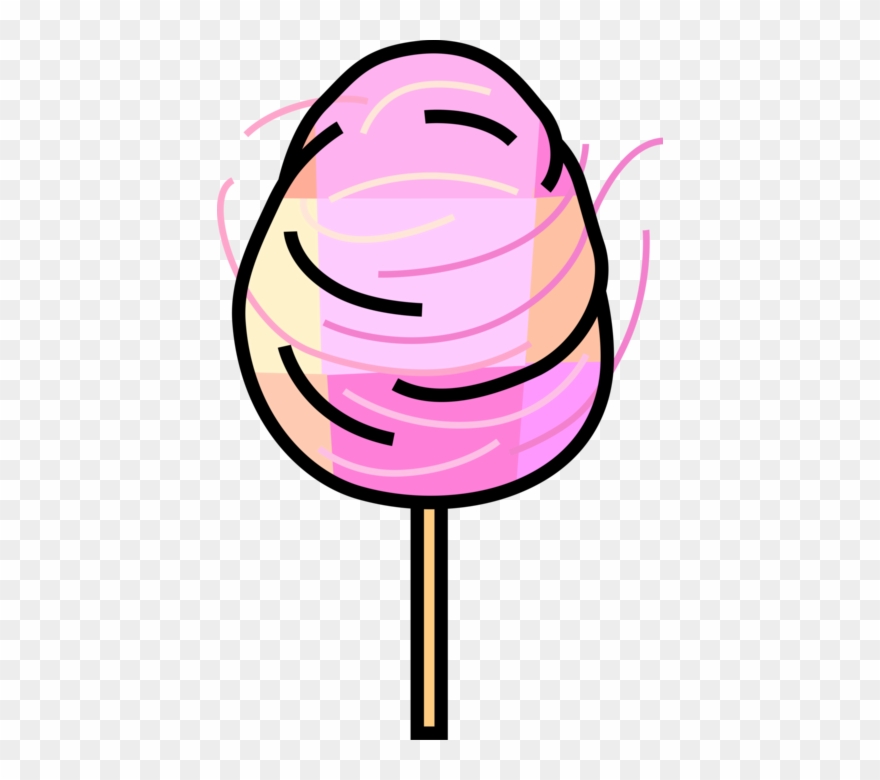Candy Floss Vector at Collection of Candy Floss