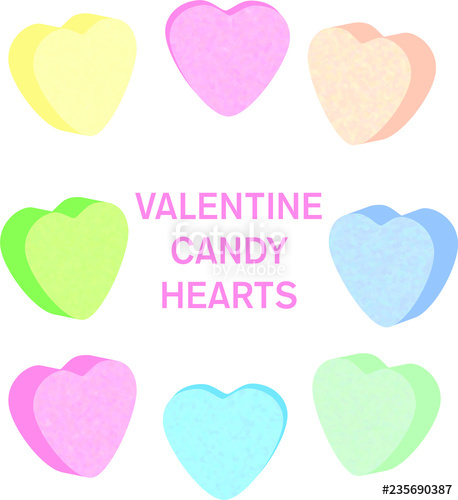 Candy Hearts Vector Stock Image And Royalty Free Vector 458x500 Candy Hearts Vector Stock Image And Royalty Free Vector