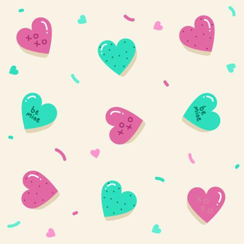 Valentine's Candy Hearts Vector 490x490 Valentine's Candy Hearts Vector