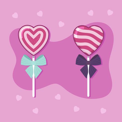 Valentine Candy Hearts Vector 490x490 Valentine Candy Hearts Vector