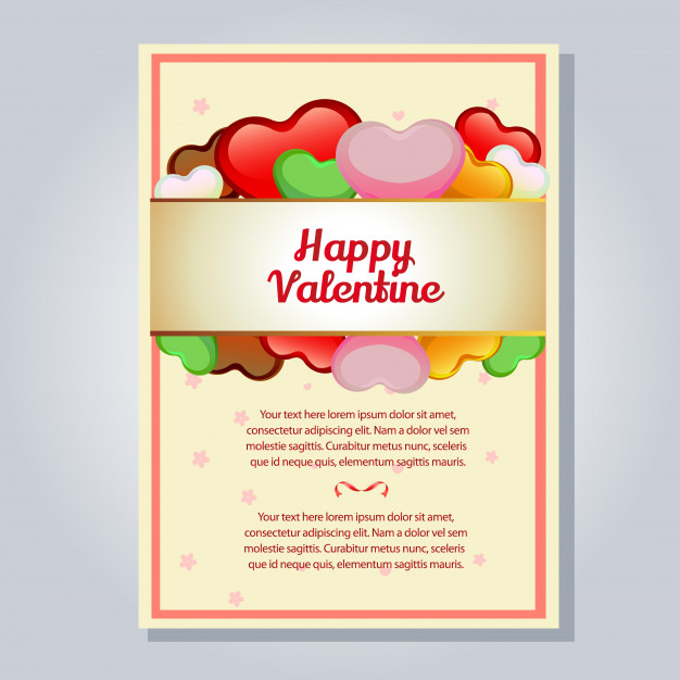 Valentine Letter With Candy Heart Vector Premium Download 626x626 Valentine Letter With Candy Heart Vector Premium Download