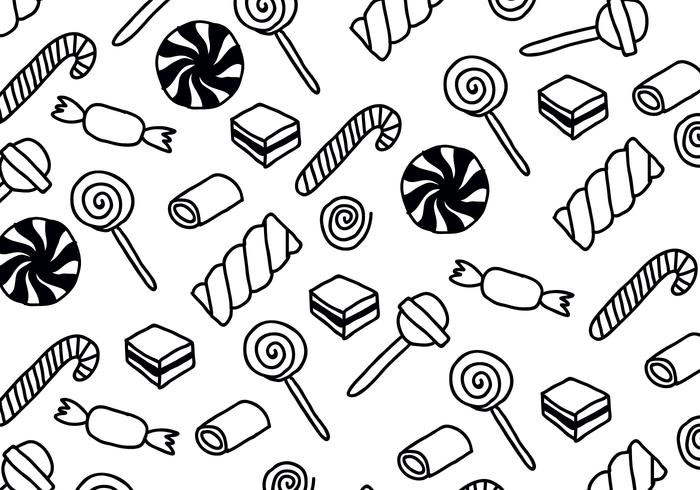 Candy Pattern Vector