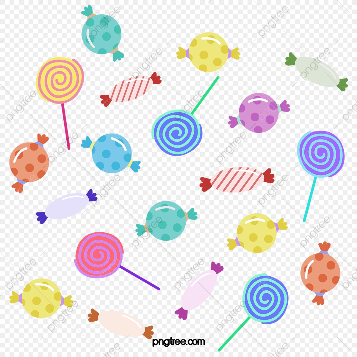 1200x1200 Color Candy Pattern, Color Vector, Candy Vector, Pattern Vector