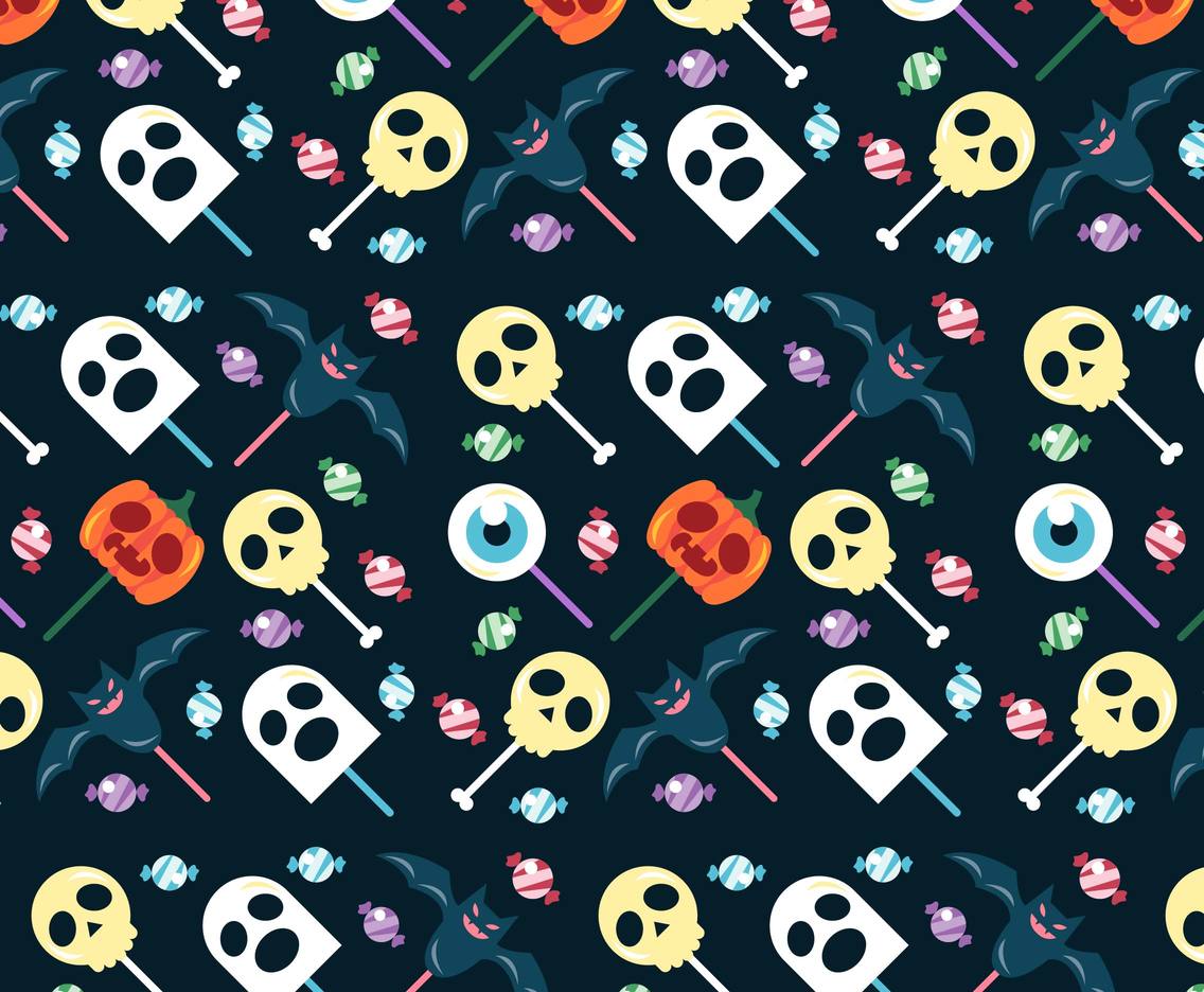 1136x936 Halloween Candy Pattern Vector Vector Art Graphics
