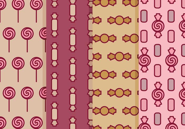 700x490 Vector Sweets And Candy Patterns