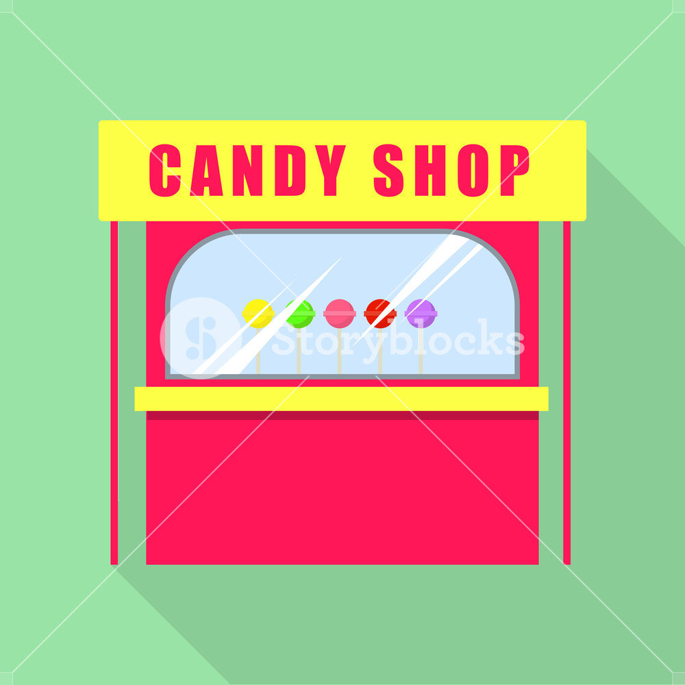Candy Shop Icon Flat Illustration Of Candy Shop Vector Icon 1000x1000 Candy Shop Icon Flat Illustration Of Candy Shop Vector Icon