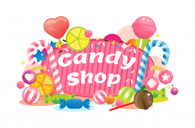 Colorful Festive Candy Shop Vector Premium Download 626x412 Colorful Festive Candy Shop Vector Premium Download