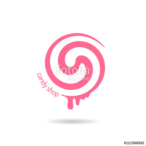 Vector Logo For Sweets, Candy Shop, Boutique, Store Stock Image 500x500 Vector Logo For Sweets, Candy Shop, Boutique, Store Stock Image
