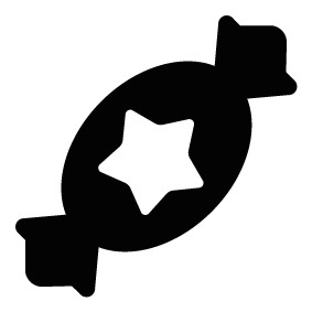 283x283 Candy Silhouette Silhouette Of Candy