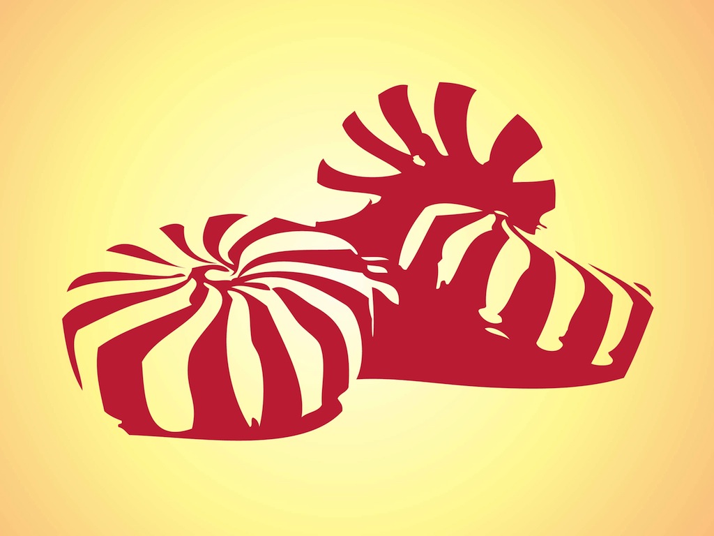 1024x768 Candy Silhouettes Vector Art Graphics