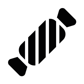 283x283 Christmas Candy Silhouette Silhouette Of Christmas Candy