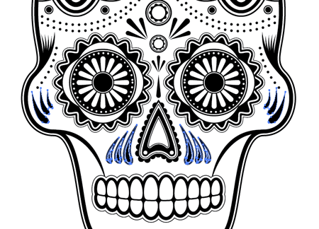 450x324 How To Create A Detailed Vector Sugar Skull Illustration
