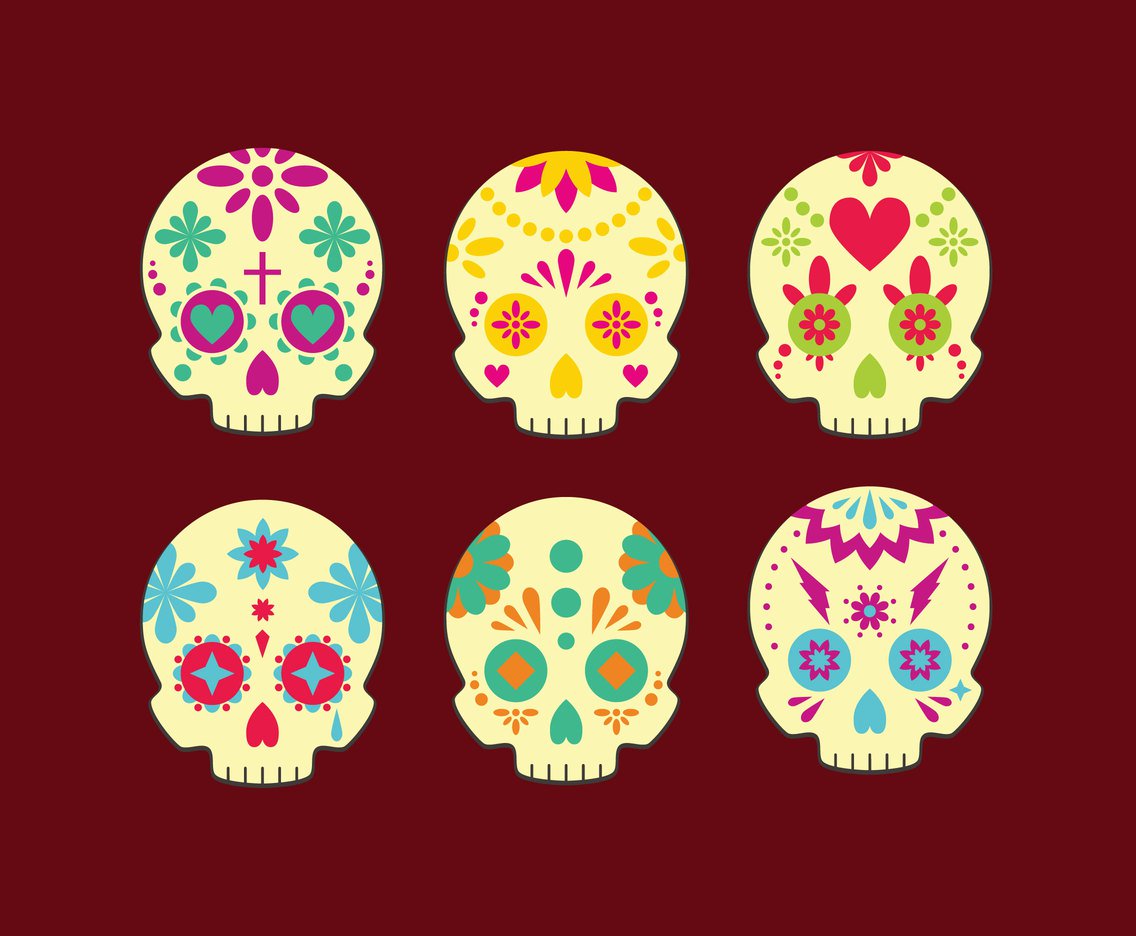 1136x936 Sugar Skull Vector Vector Art Graphics
