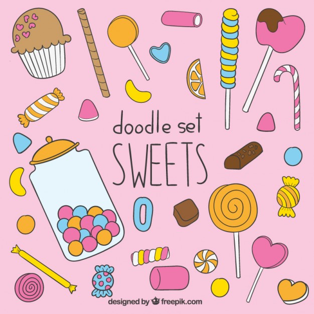 626x626 Sweets Illustration Vector Free Download