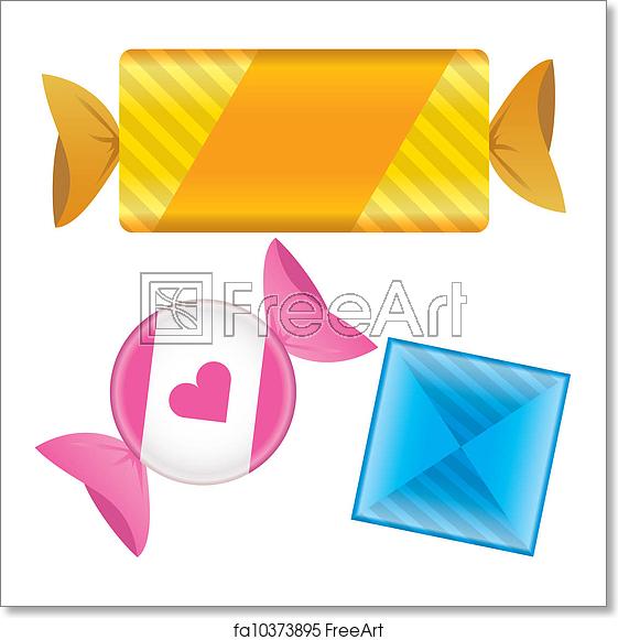 561x581 Free Art Print Of Soft Candy Vector Illustration Soft Candy
