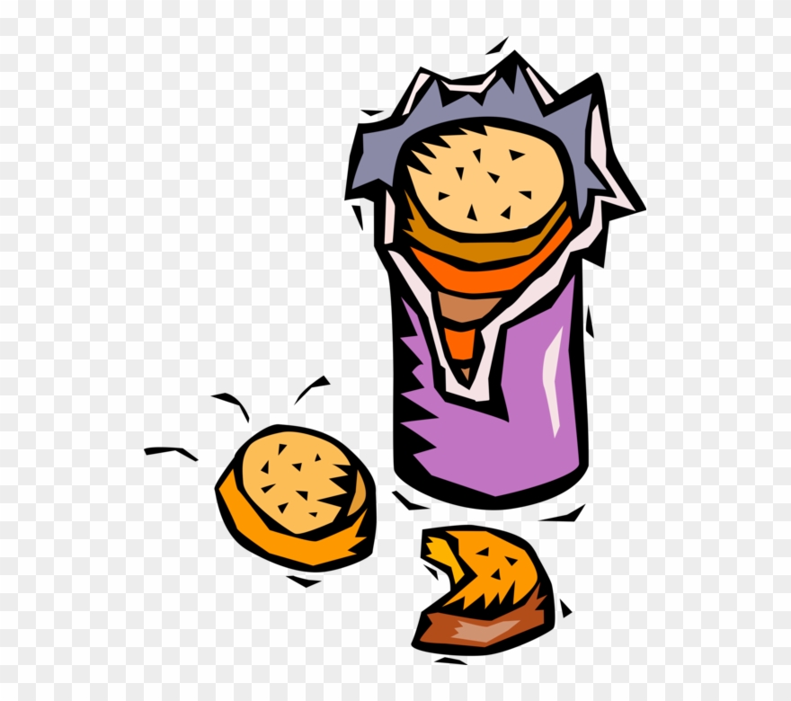 880x780 Vector Illustration Of Package Of Biscuit Cookies