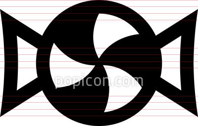 400x255 Candy In Cellophane Wrapper Vector Icon