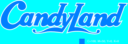 candyland logo font