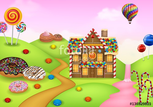 Fantasy Sweet Candyland Stock Image And Royalty Free Vector 500x351 Fantasy Sweet Candyland Stock Image And Royalty Free Vector