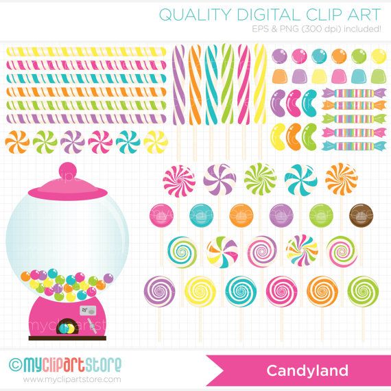 Digital Clipart Candyland Clip Art Digital Por Myclipartstore 570x570 Digital Clipart Candyland Clip Art Digital Por Myclipartstore