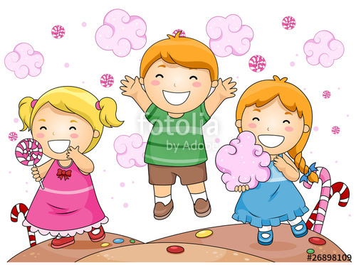 Kids In Candyland Stock Image And Royalty Free Vector 500x373 Kids In Candyland Stock Image And Royalty Free Vector