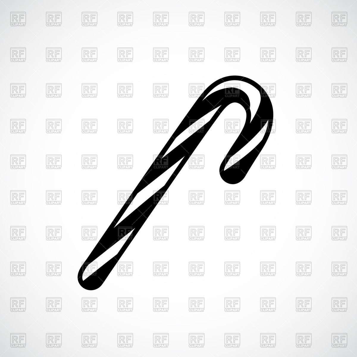 1200x1200 Christmas Candy Cane Icon Vector Image Of Food And Beverages