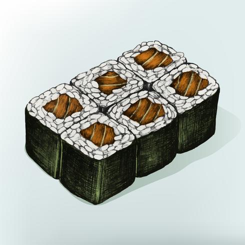 490x490 Illustration Of Japanese Food