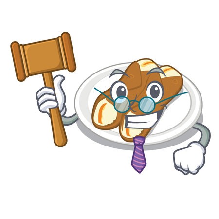 450x450 Judge Cannoli In The A Cartoon Shape Vector Illustration Royalty