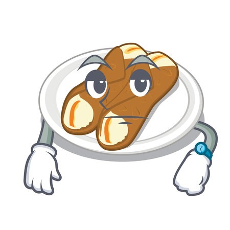 450x450 Waiting Cannoli In The A Cartoon Shape Vector Illustration