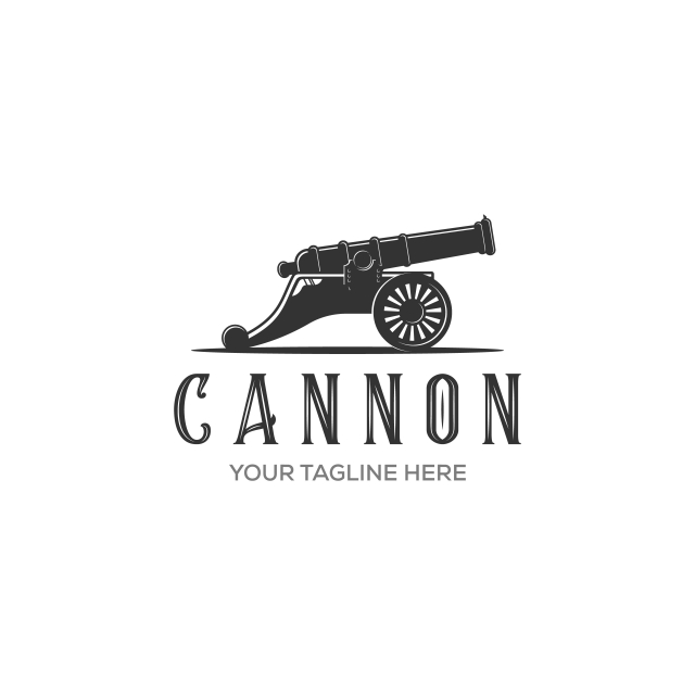 640x640 Cannon Icon Vector Isolated On White Background For Your Web