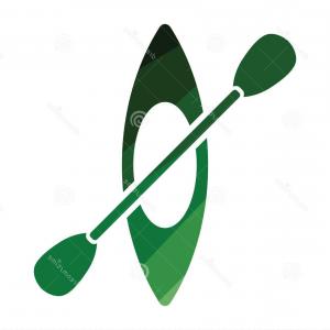 300x300 Stock Illustration Canoe With Paddle Vector Illustration Soidergi