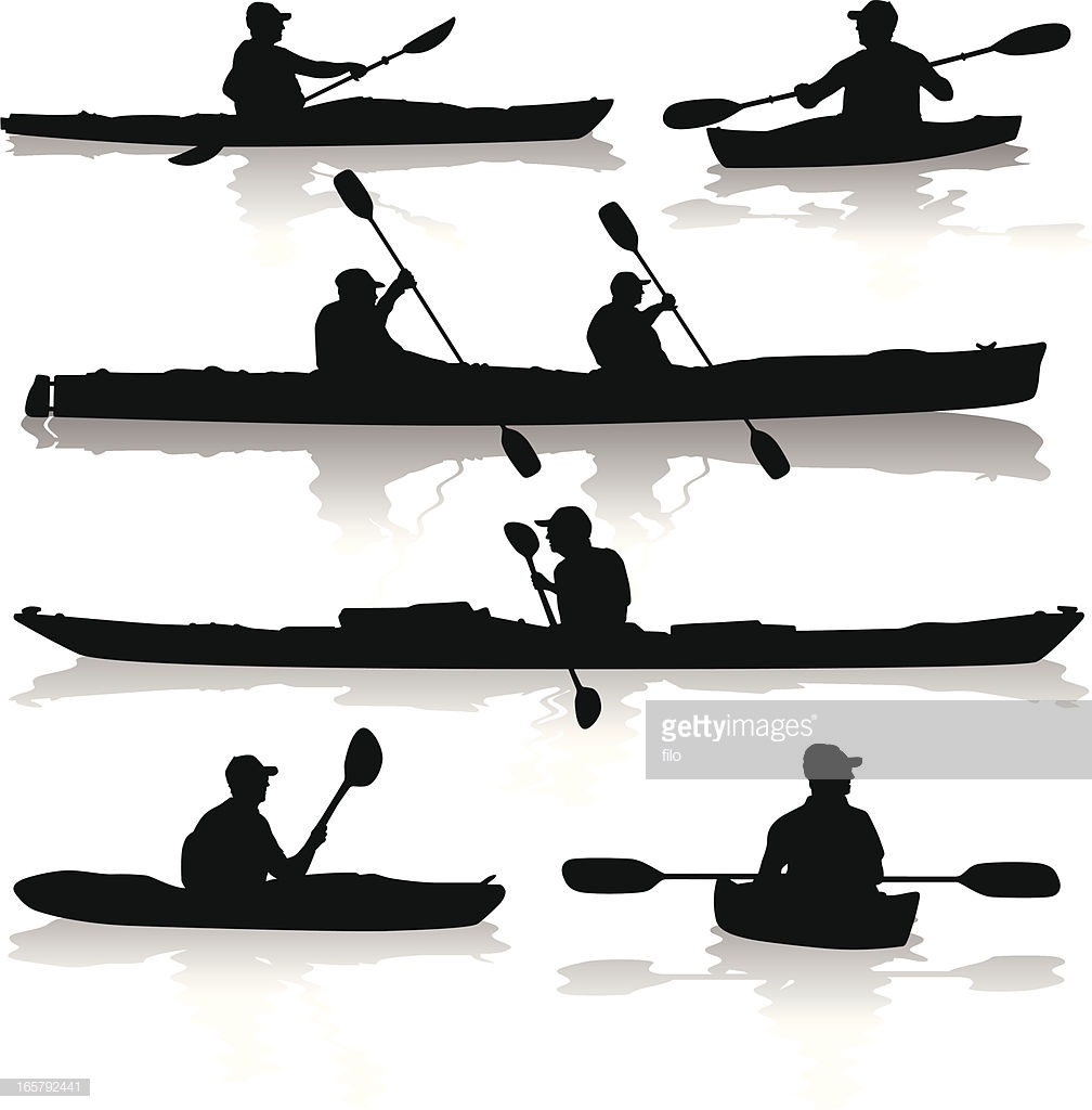 1008x1024 Collection Of 'kayak Silhouette Vector' Download More Than