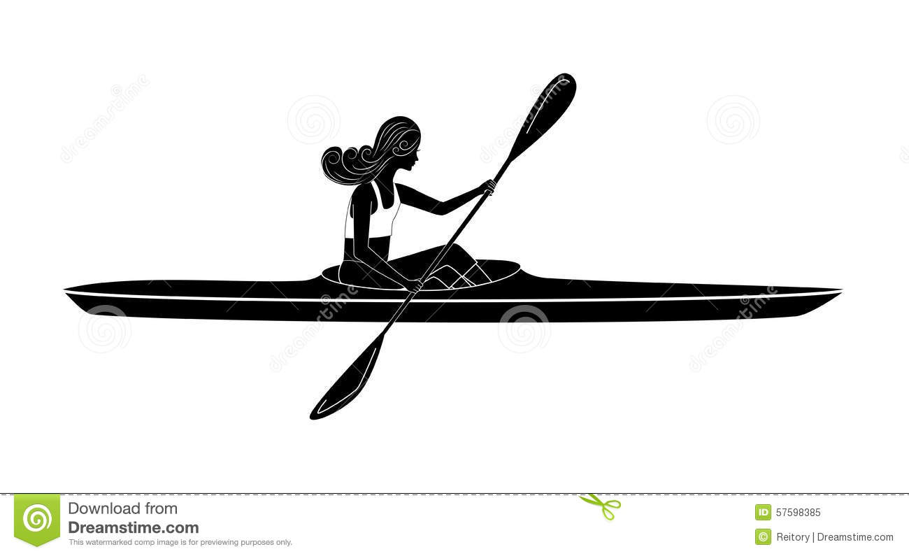 1300x795 Kayak Silhouette Girl