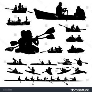 300x300 Rower Sketch And Silhouette Vector Image Hoodamathrun