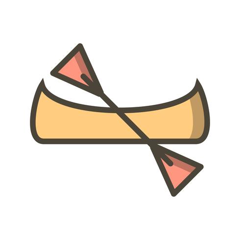 490x490 Vector Canoe Icon