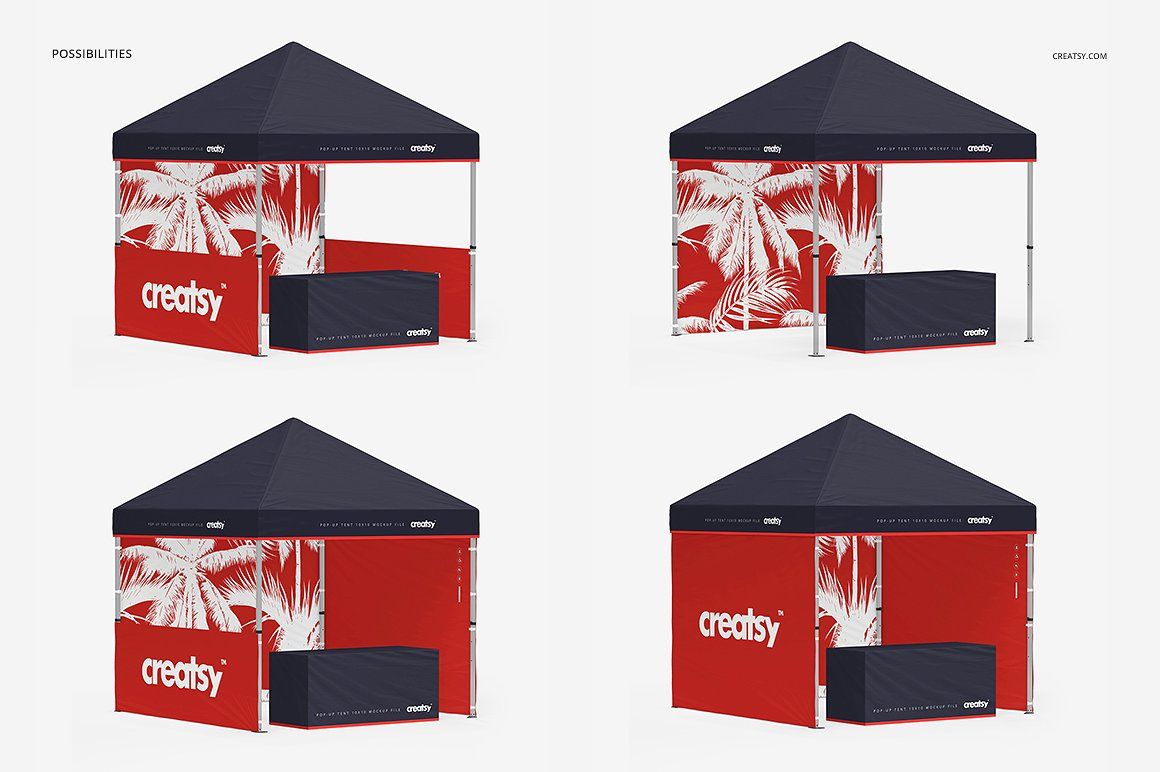 1160x772 Pop Up Tent Mockup