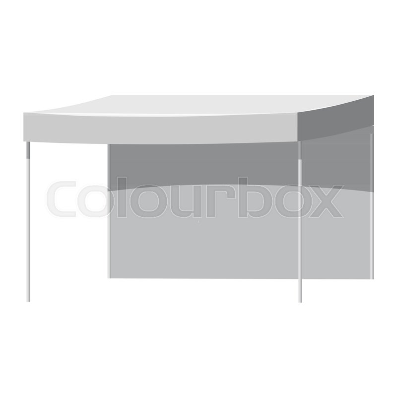 800x800 White Canopy Or Tent, Vector Stock Vector Colourbox
