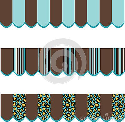 400x391 Canopy Vector Illustrations Leopard Stripes Pattern Cute