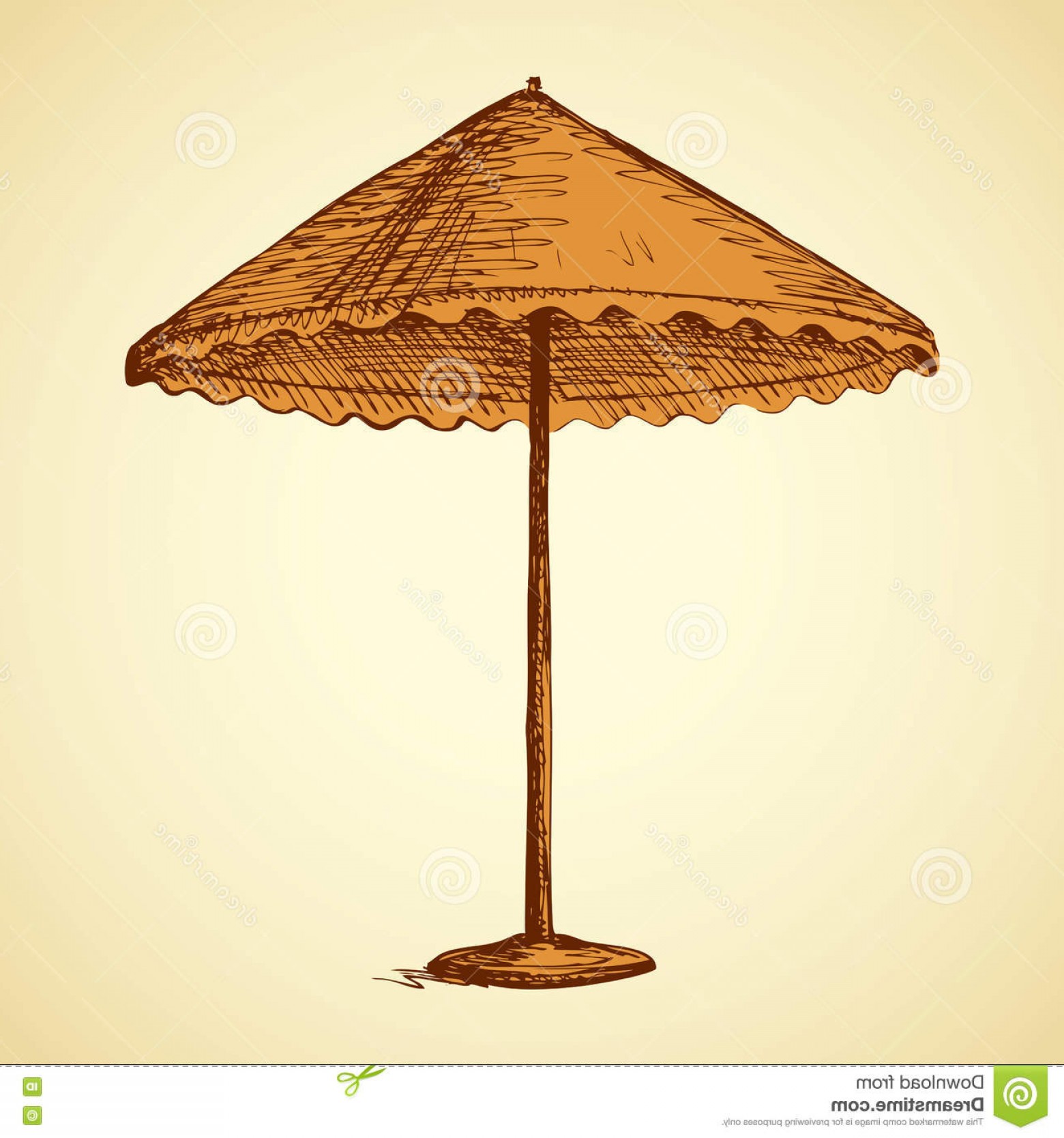 1560x1668 Stock Illustration Canopy Vector Drawing Big Canvas Sun High Metal