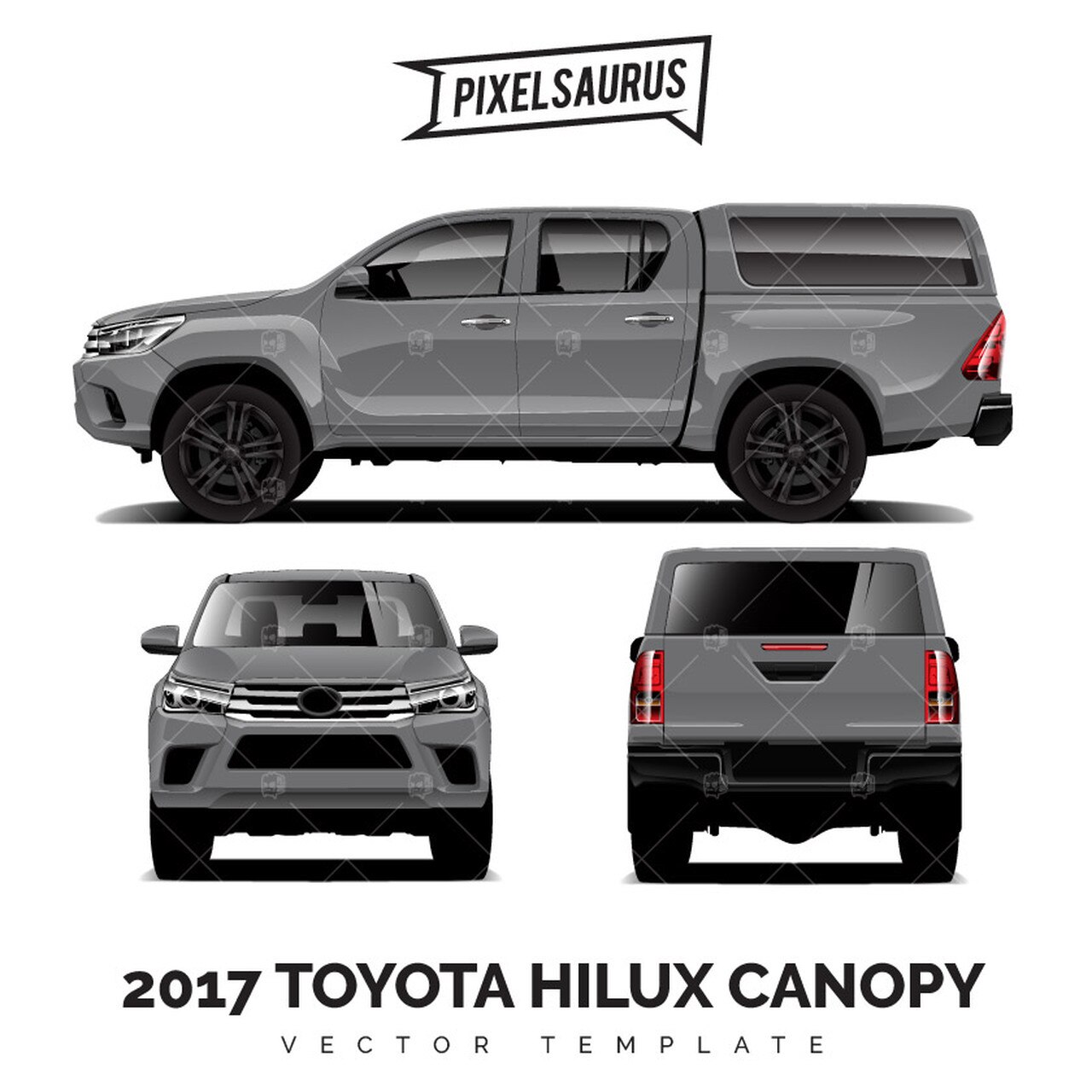 1280x1280 Toyota Hilux + Canopy