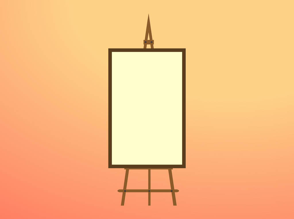 1024x765 Canvas On Tripod Vector Art Graphics