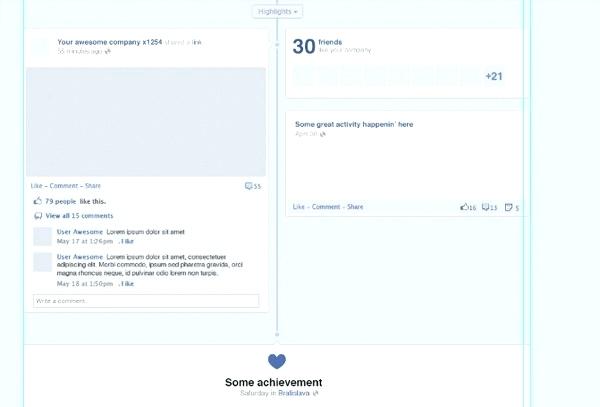 600x407 Ad Template Vector Free Timeline Facebook Canvas