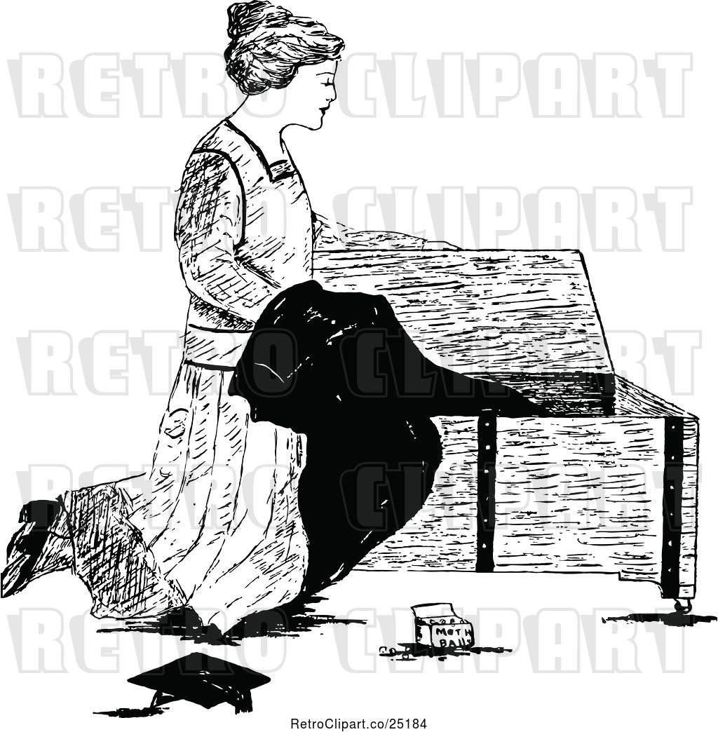 1024x1044 Vector Clip Art Of Retro Lady Pulling A Graduation Gown