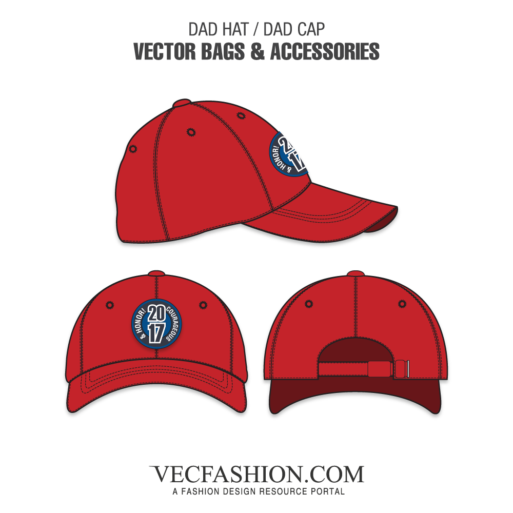 1000x1000 Dad Hat Or Dad Cap Template
