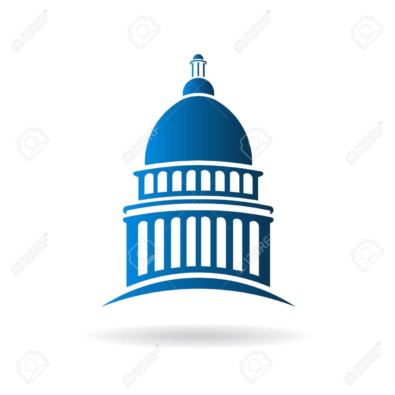 1300x1300 Stock Vector Usa Capitol Building Logo, Building Icon, Custom