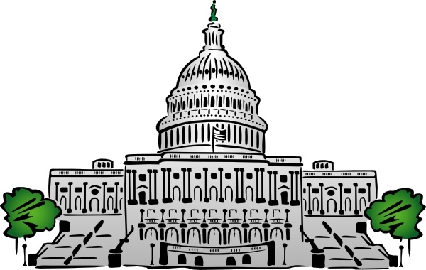 600x380 Us Capitol Building Clip Art Free Vector In Open Office Drawing