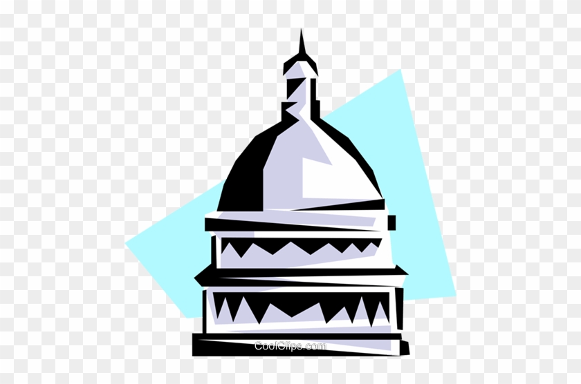 840x556 Capitol Building Royalty Free Vector Clip Art Illustration
