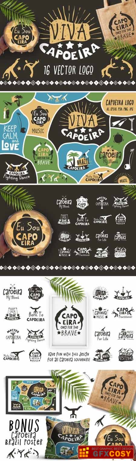 Capoeira Brazilian Martial Art Logo Free Download 450x1517 Capoeira Brazilian Martial Art Logo Free Download